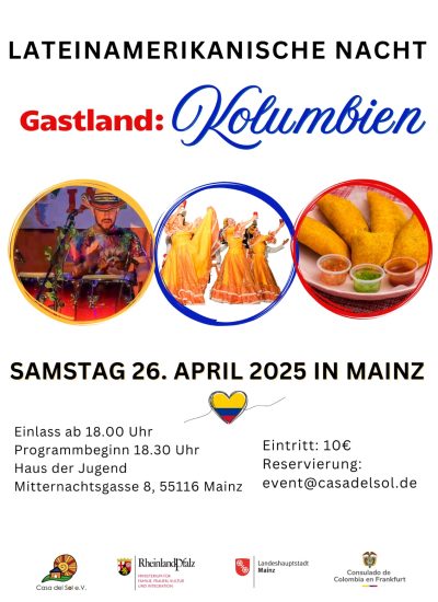 Plakat Lateinamerikanische Nacht 2025